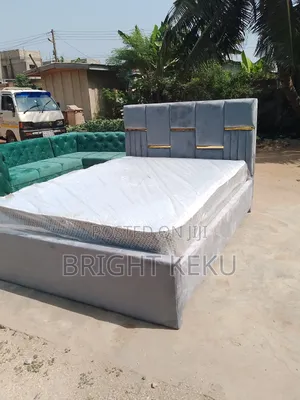 Double Bed Frame With the Mattress Is Available