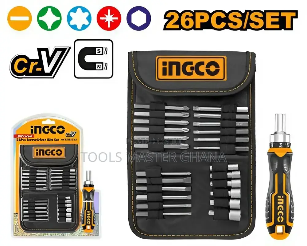 26 Pcs Screwdriver Bit Set - Hksdb0268