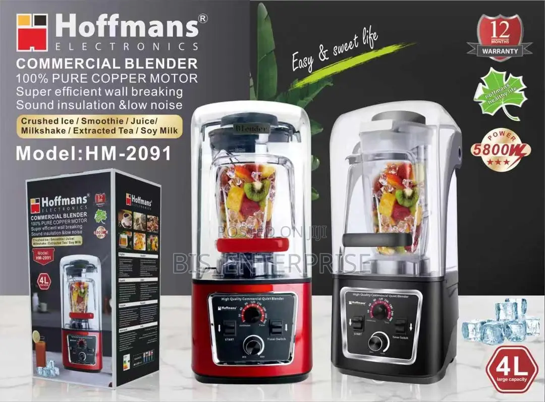 Hoffmans Commercial Blender 4 Liters