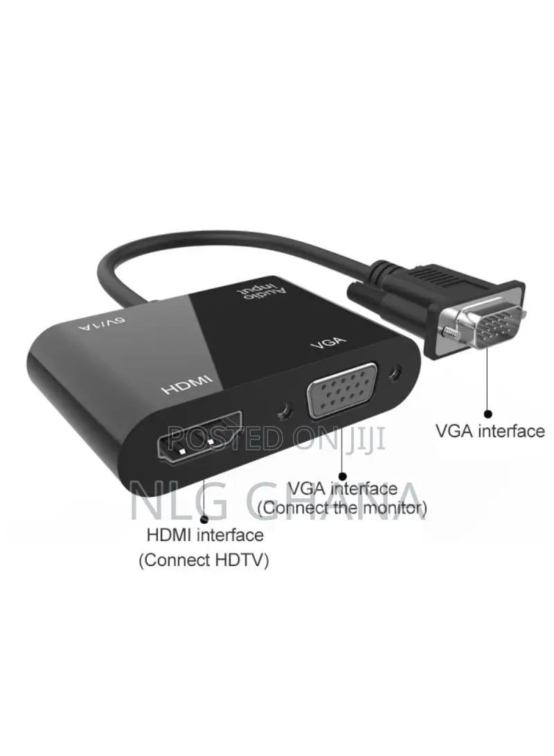 1080P VGA to Hdmi+Vga With Audio Converter 5138hv Tvx17229