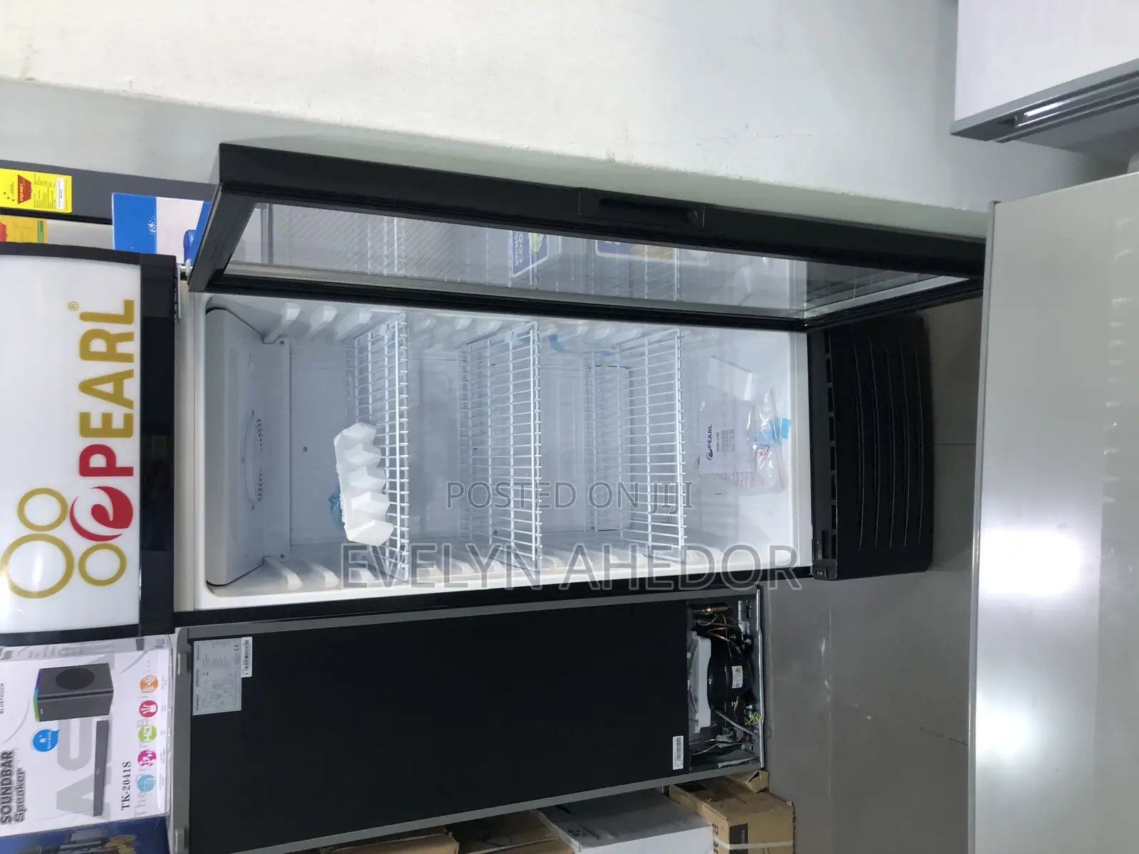 Pearl 300litres Display Freezer Available Brand New as Seen