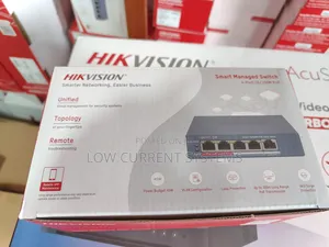 Hikvision Poe Switch 4 Port Fast Ethernet Unmanaged 1 Uplink