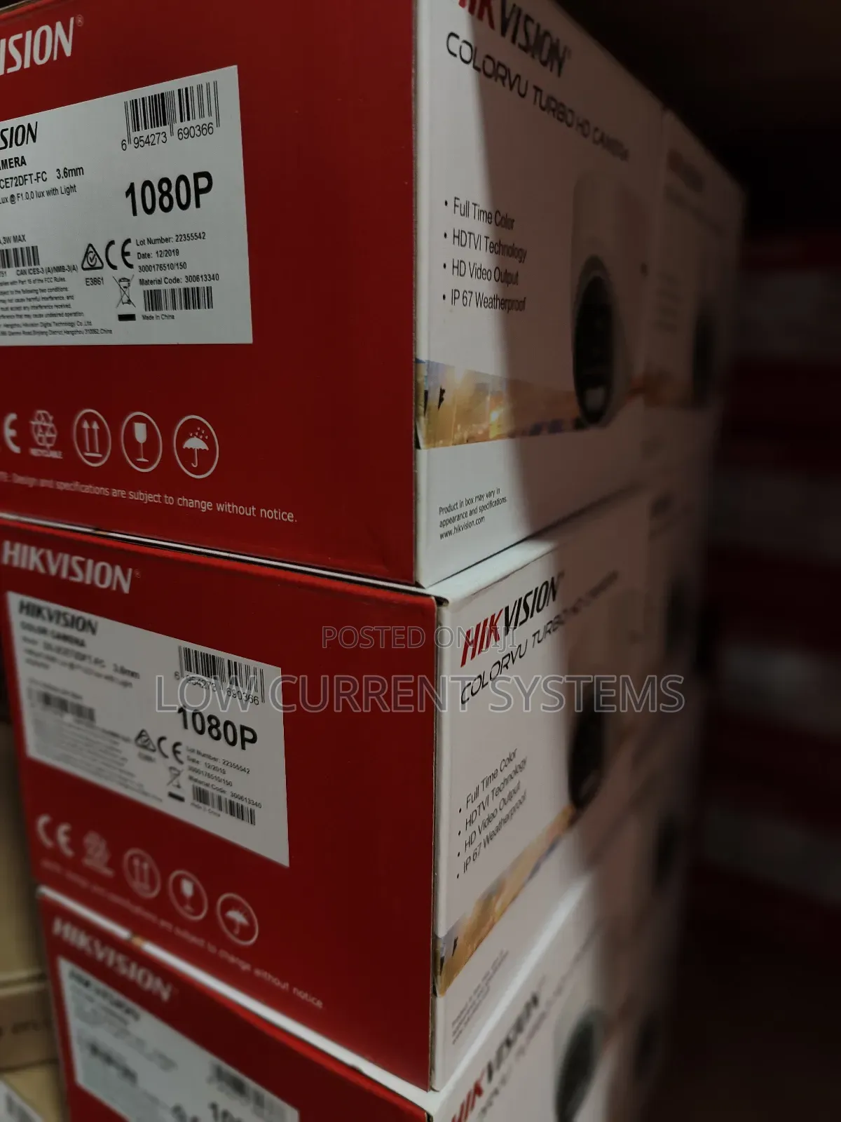 Hikvision 2mp Colorvu Analog Turret Camera Dome Full Color