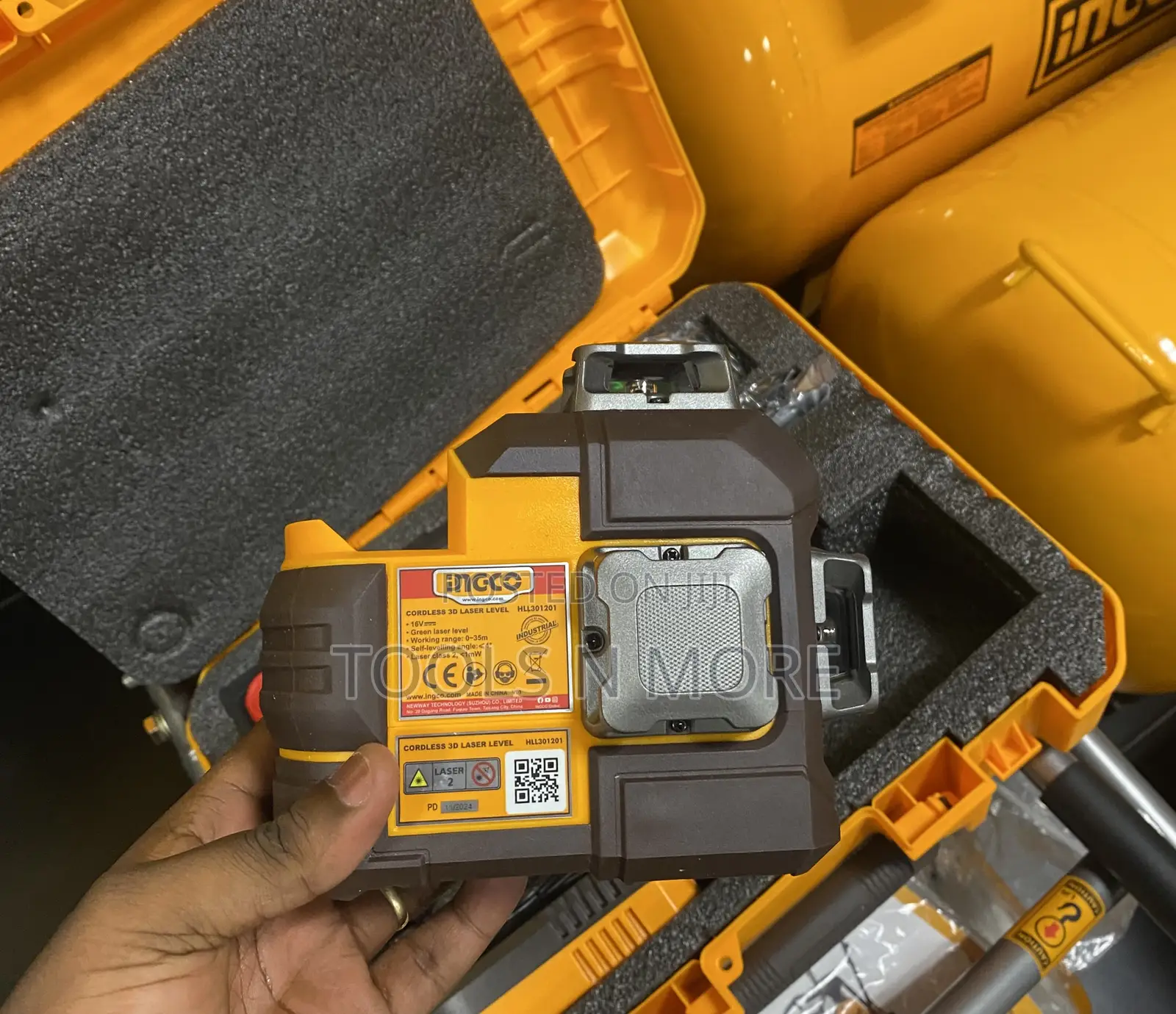 Ingco Cordless 3d Laser Level 16v