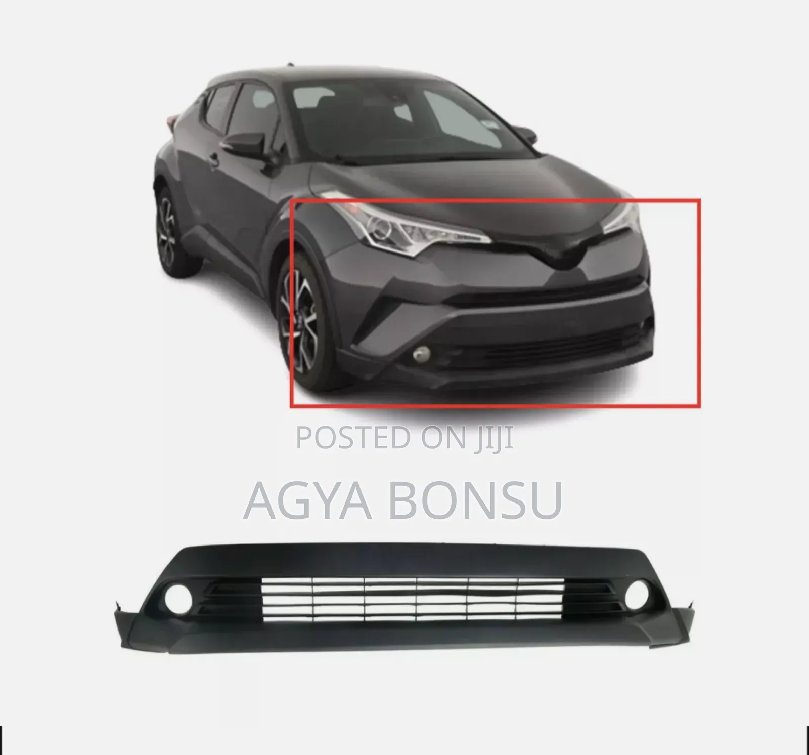2018 2019 Toyota CHR Ch-R Front Lower Down Bumper