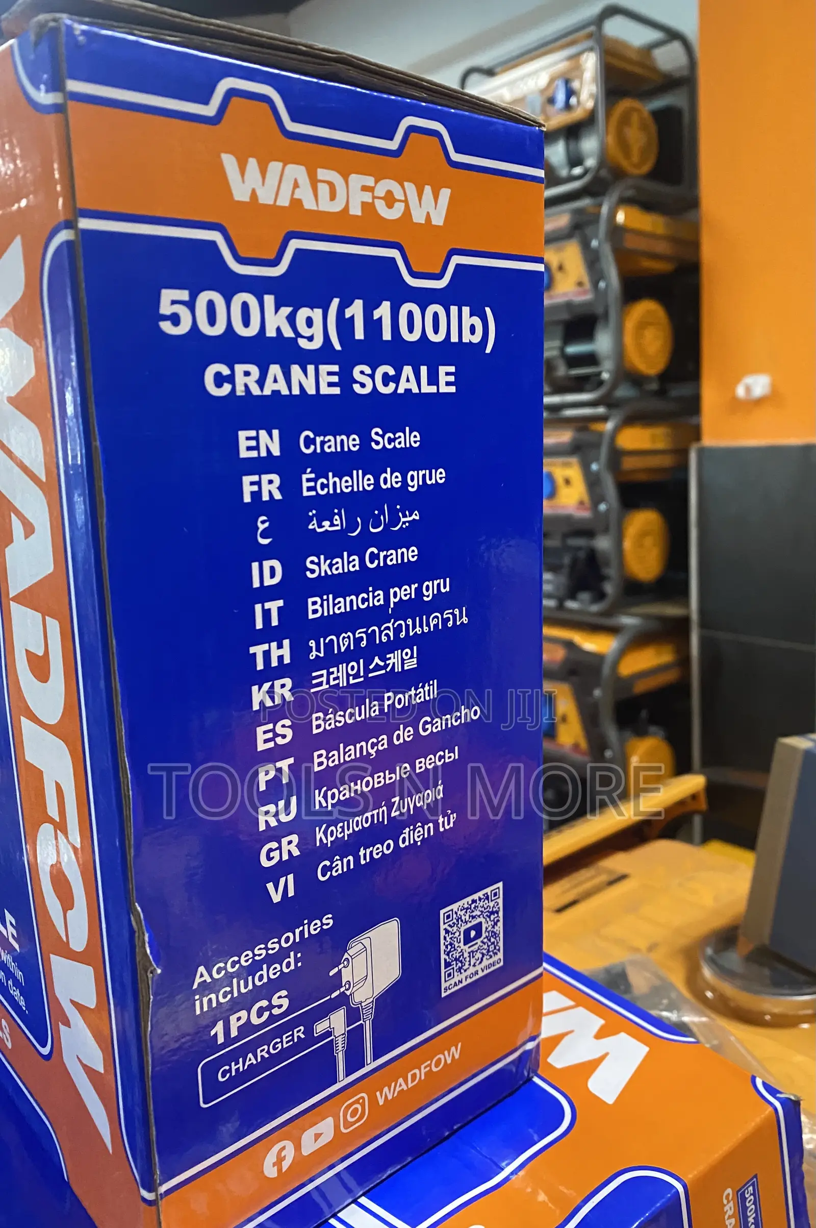 Wadfow Digital Crane Scale 500kg