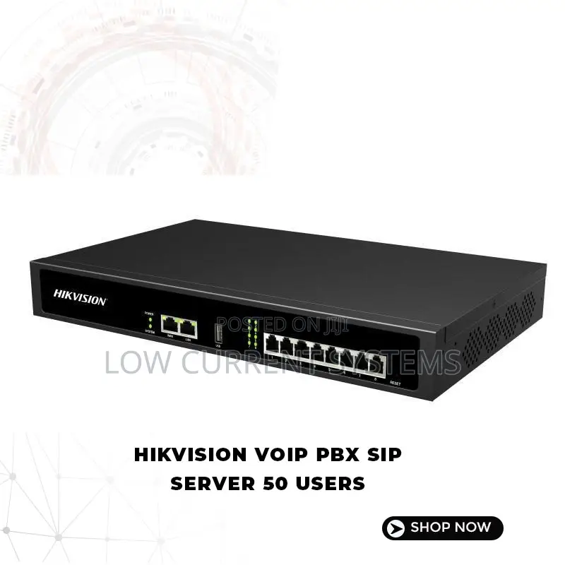 Hikvision Ip PBX Voip - Support All Ip Phone 50 User Network Ds-Ks6150