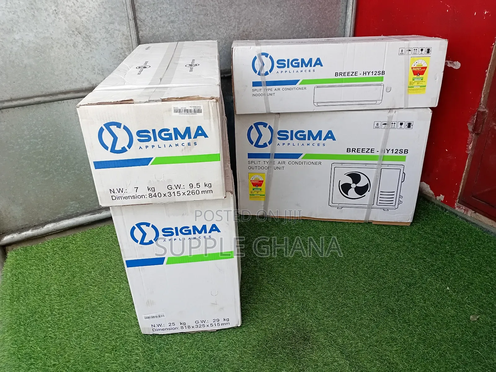 Split Air Condition Sigma1.5hp Brand New Sigma