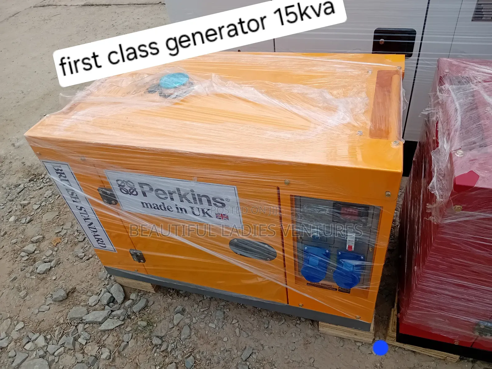 Yellow Coloured 15kva Generator Silent Diesel 15kva