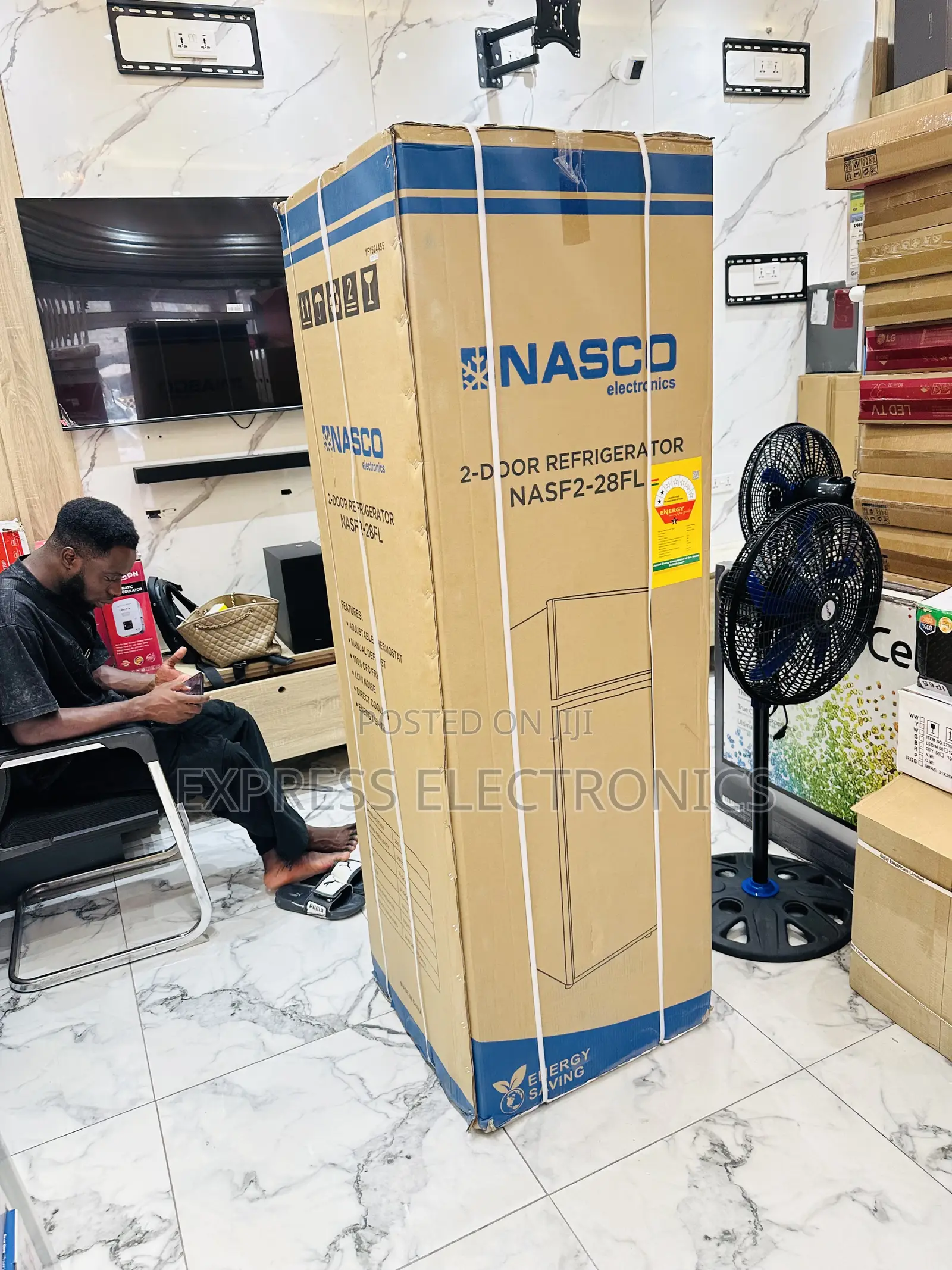 Efficient and Reliable Double Door Fridge Nasco Nasf-28fl.