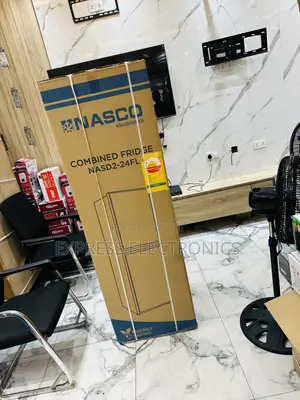 Interior Light Sleek Double Door Fridge Nasco Nasd2-24fl