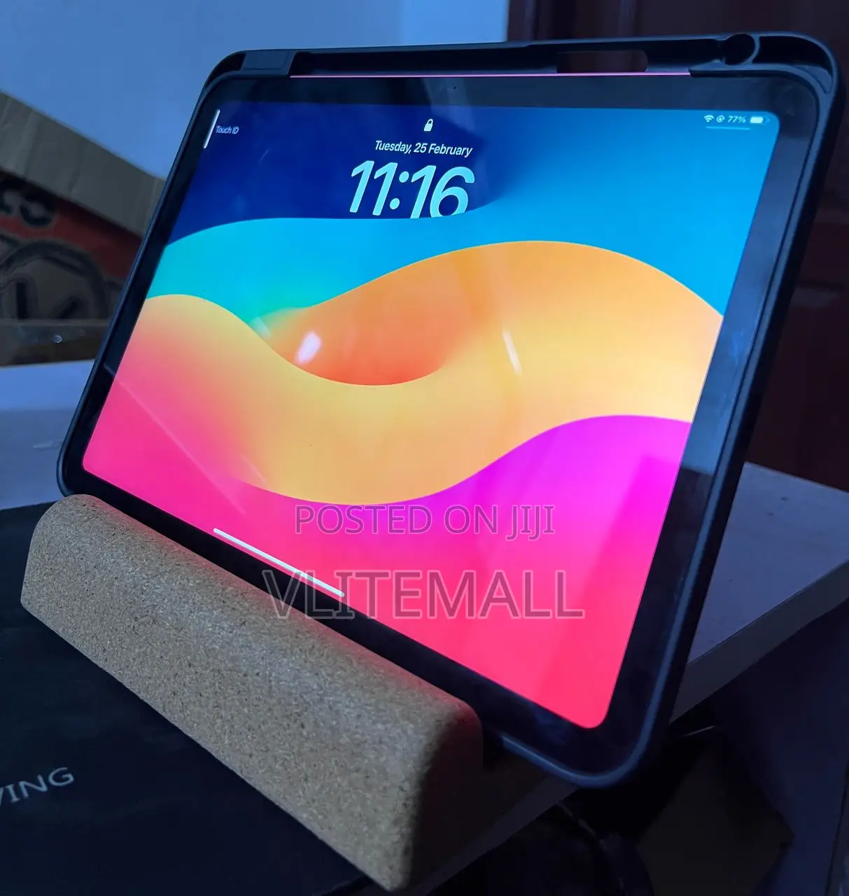 Wooden iPad Holder