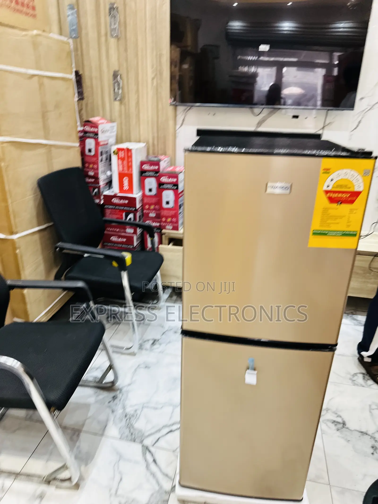 Zealous Sleek Slim Gold Color Double Door Nasd2-20fl
