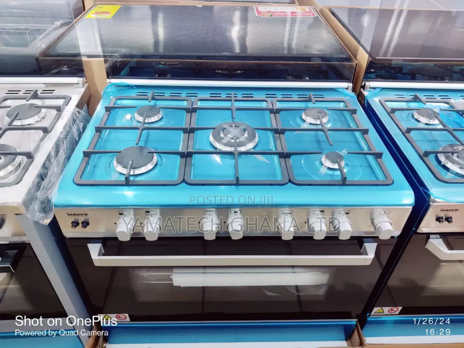 Innova 60 By 90 Auto Ignition Gas Stove With Oven And Grill