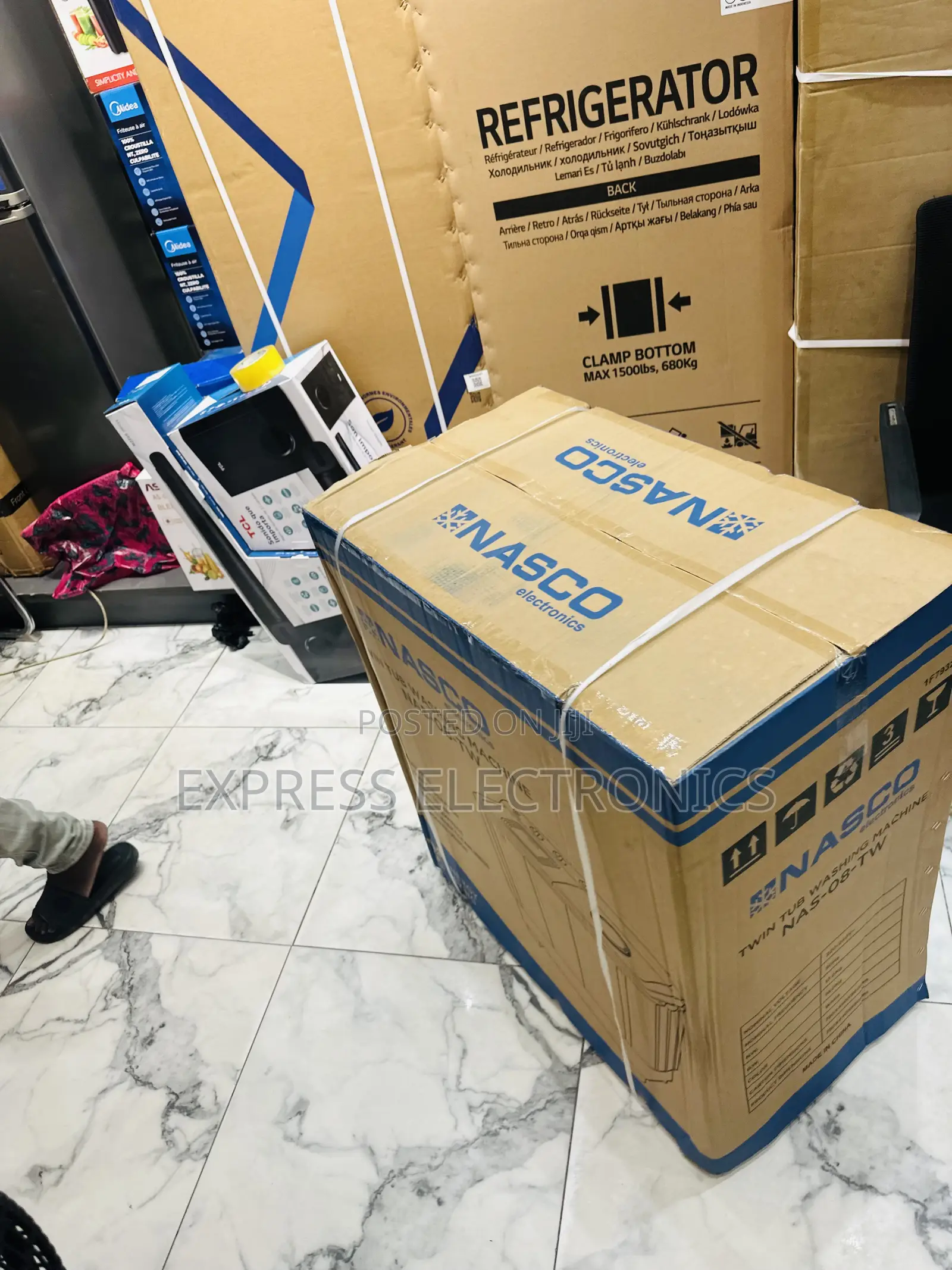 Strong Water Flow Topload Twintub Nasco 8kg N