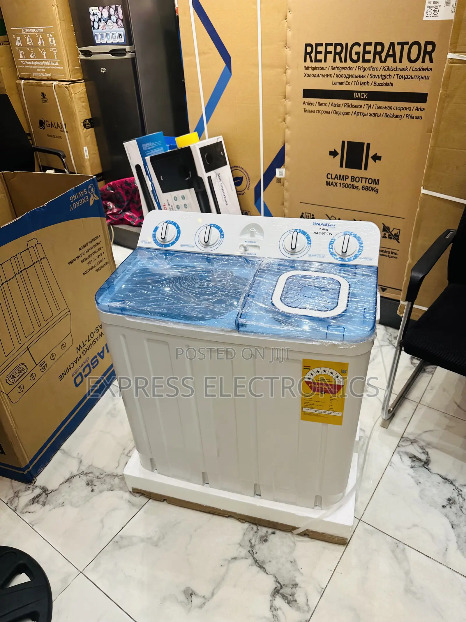 Compact Size Semi Automatic Wm Topload Nasco 7kg