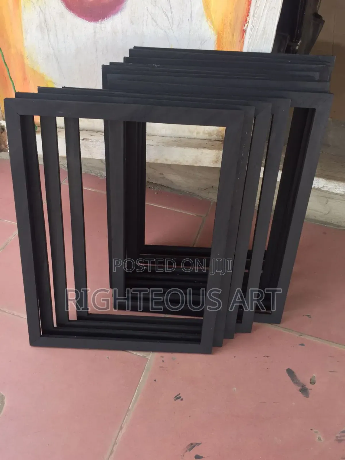 Black Wooden A3 Local Frame With Chipboard