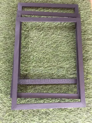 Black Wooden A3 Local Frame With Chipboard