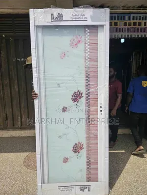 Double Glass Bathroom Door