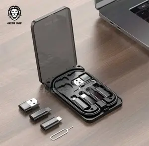 6 in 1 Multi Functional Travel Box -Green Lion
