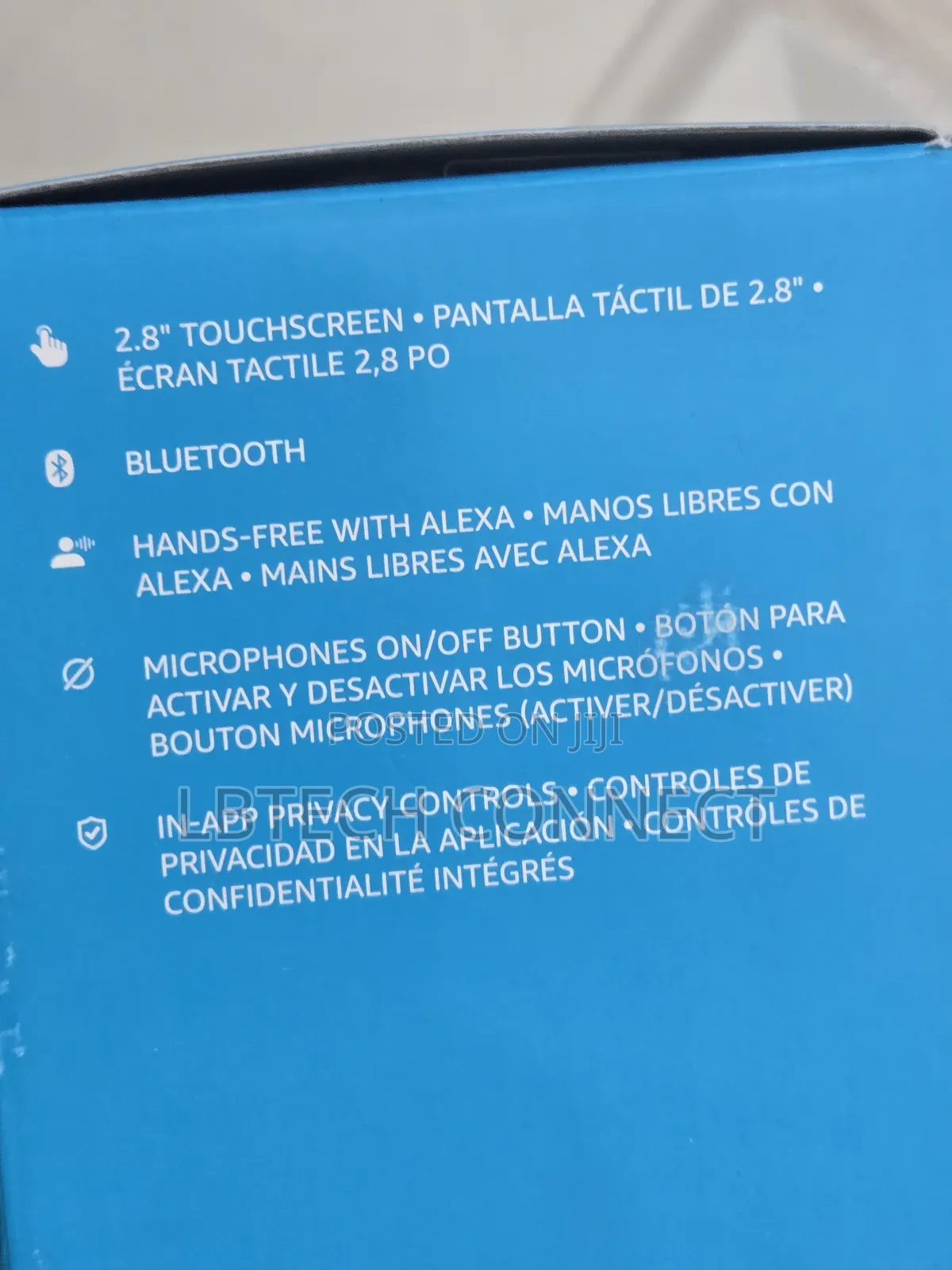 Amazon Echo Spot With Alexa, Ocean Blue