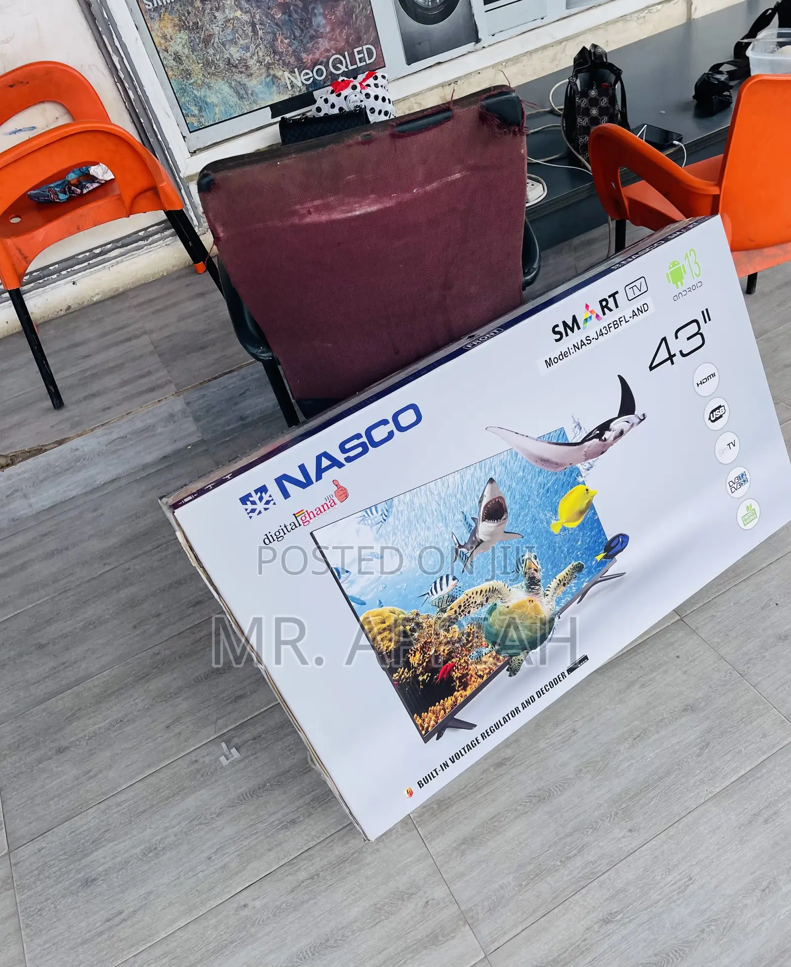 Affordable Nasco 43 Inch Full Hd Screen Television.