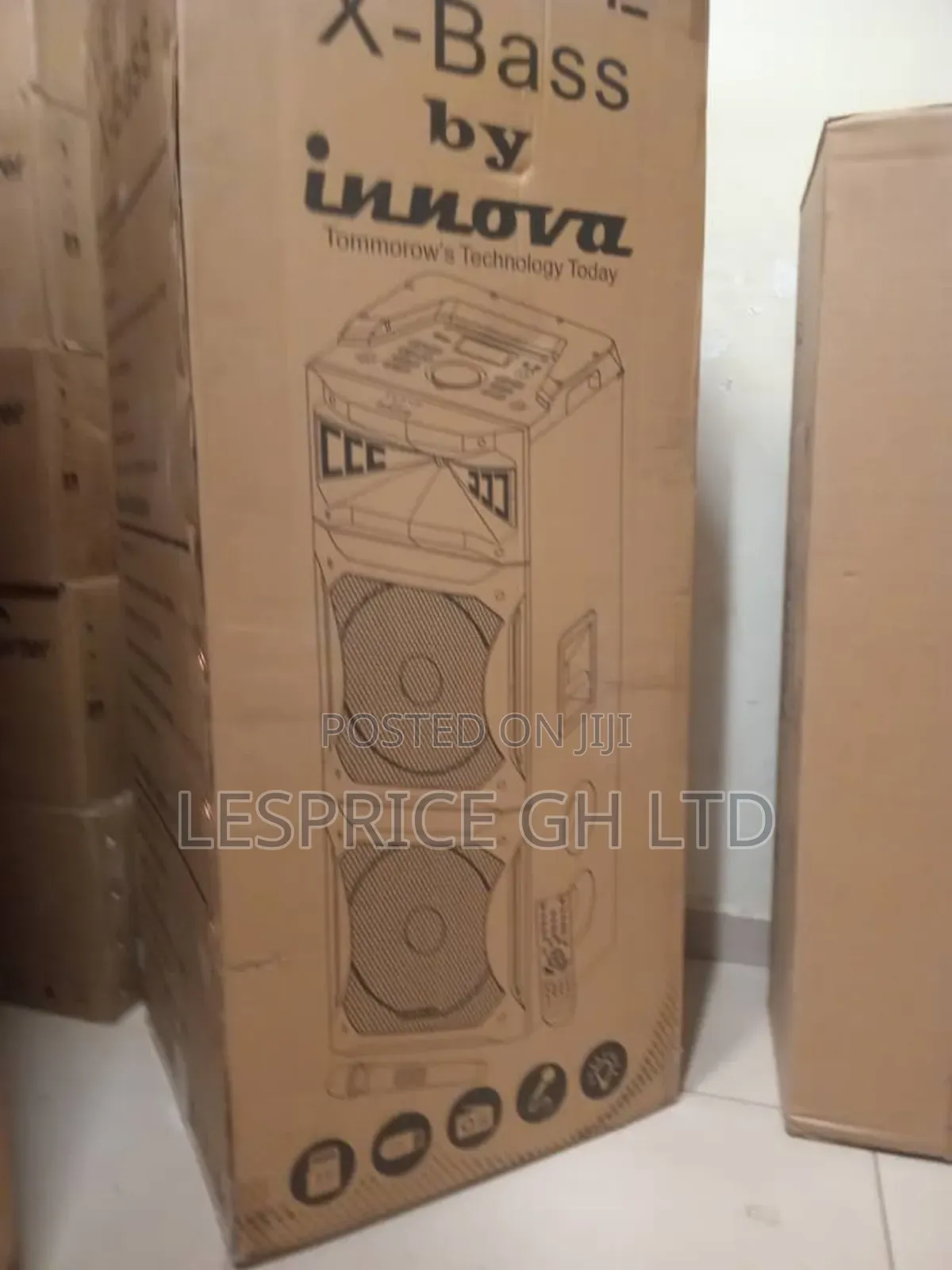 Innova Tower Speaker- Suitable for Dorm Rooms Kitchens!