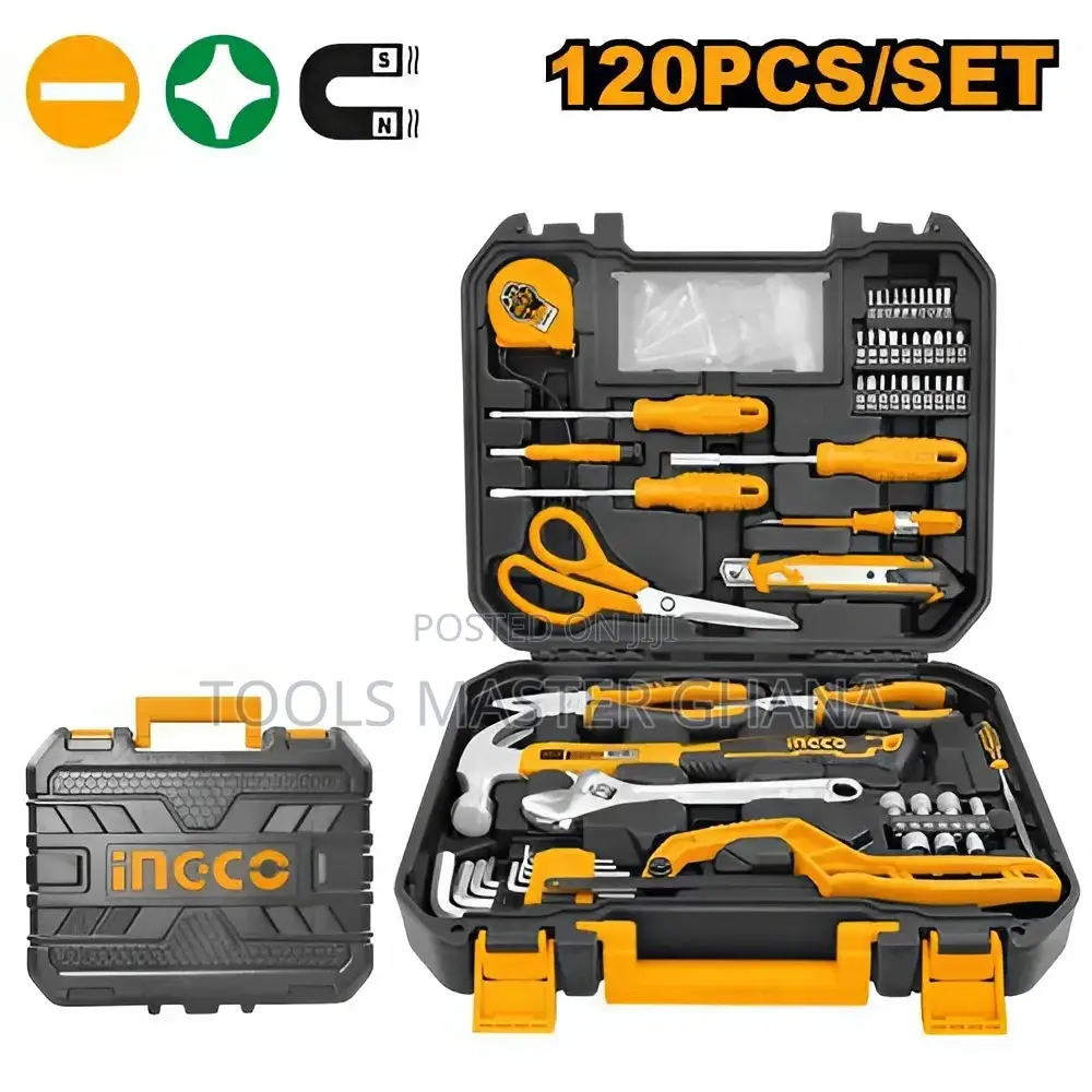 120 Pcs Hand Tools Set - Hkthp21201