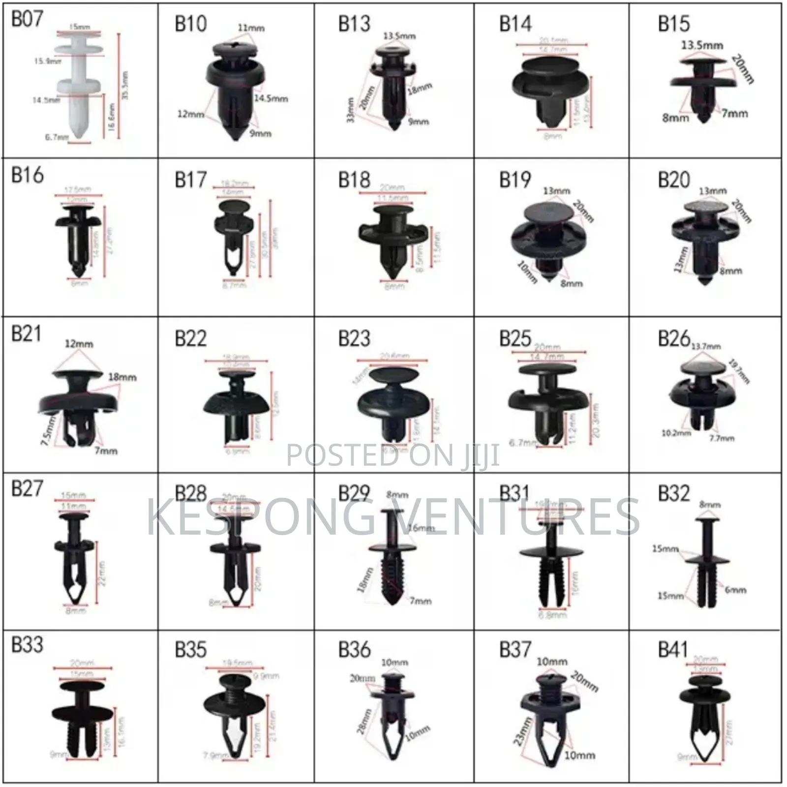 Car Clip Fastener