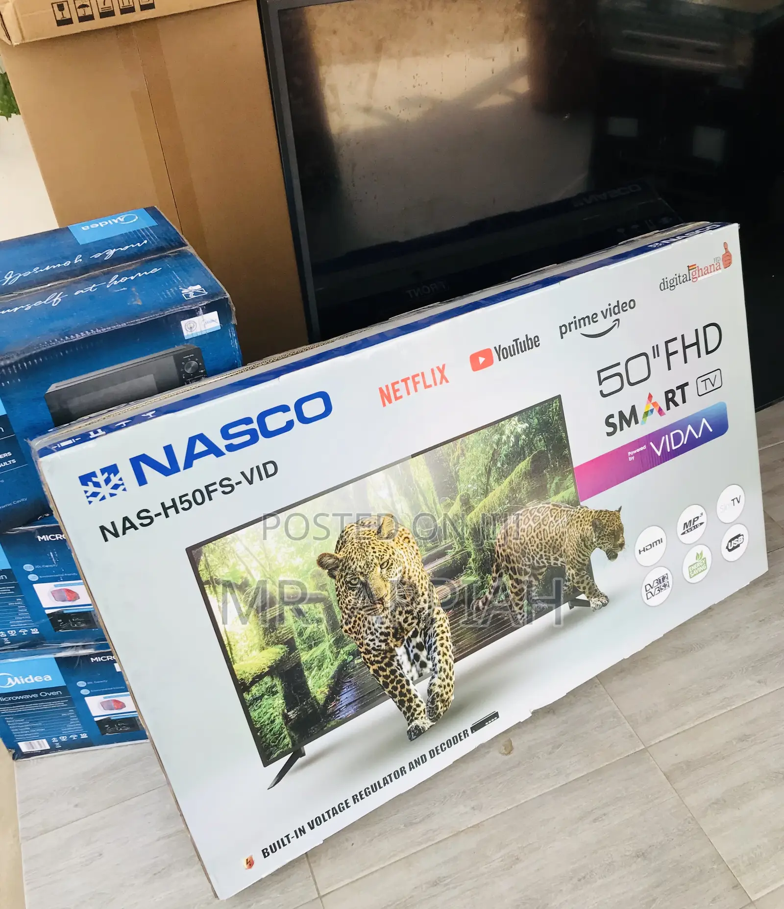 Lovely Design Nasco 50” Digital Satellite Smart Screen Tv.