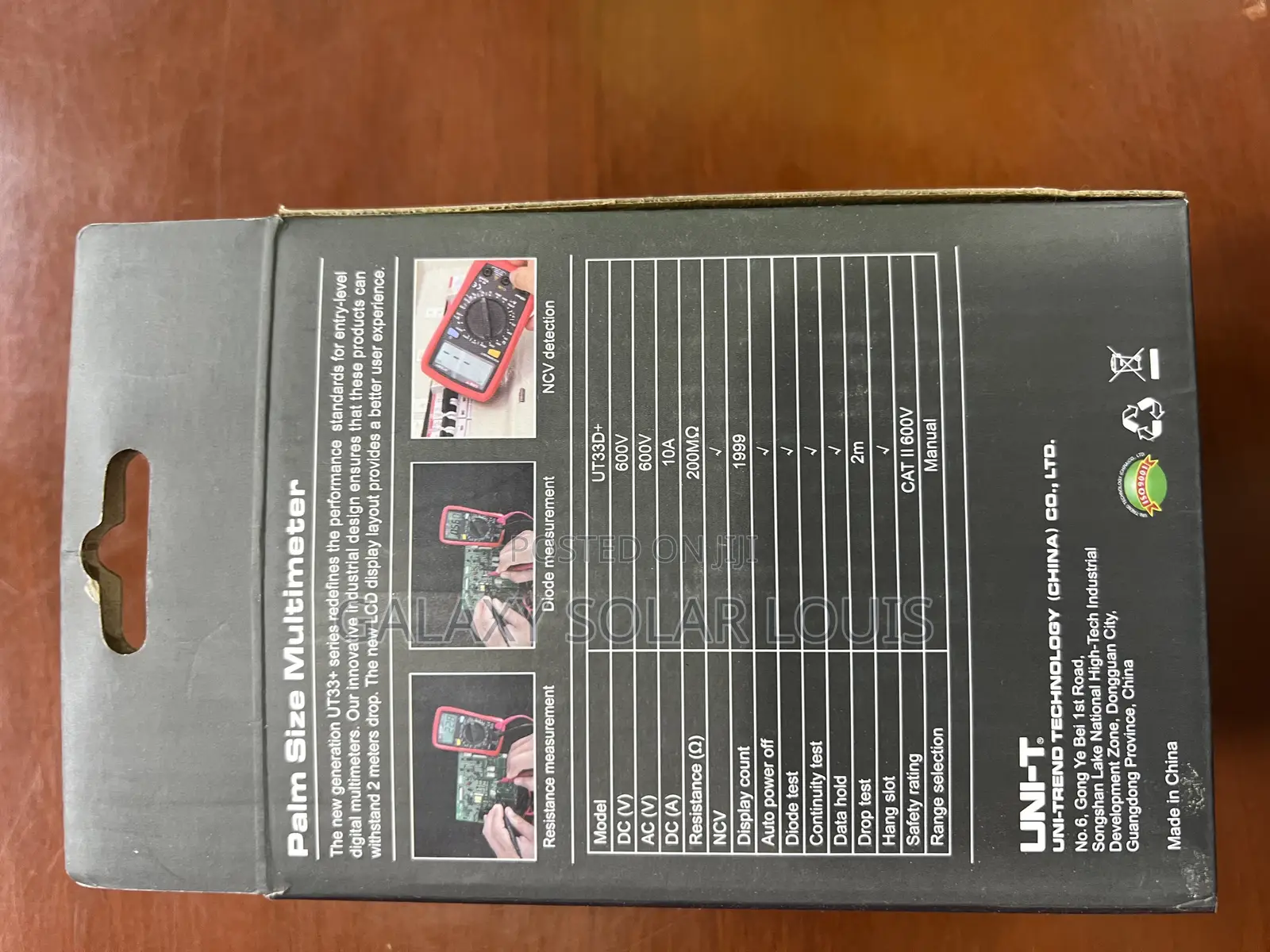 Unit Ut330 Multimeter