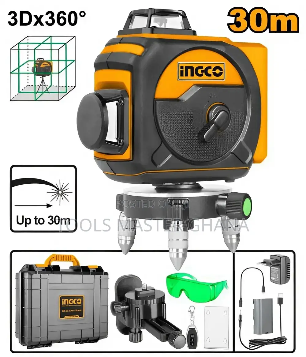 3d Green Beam Self-leveling Laser Level - Hll255267