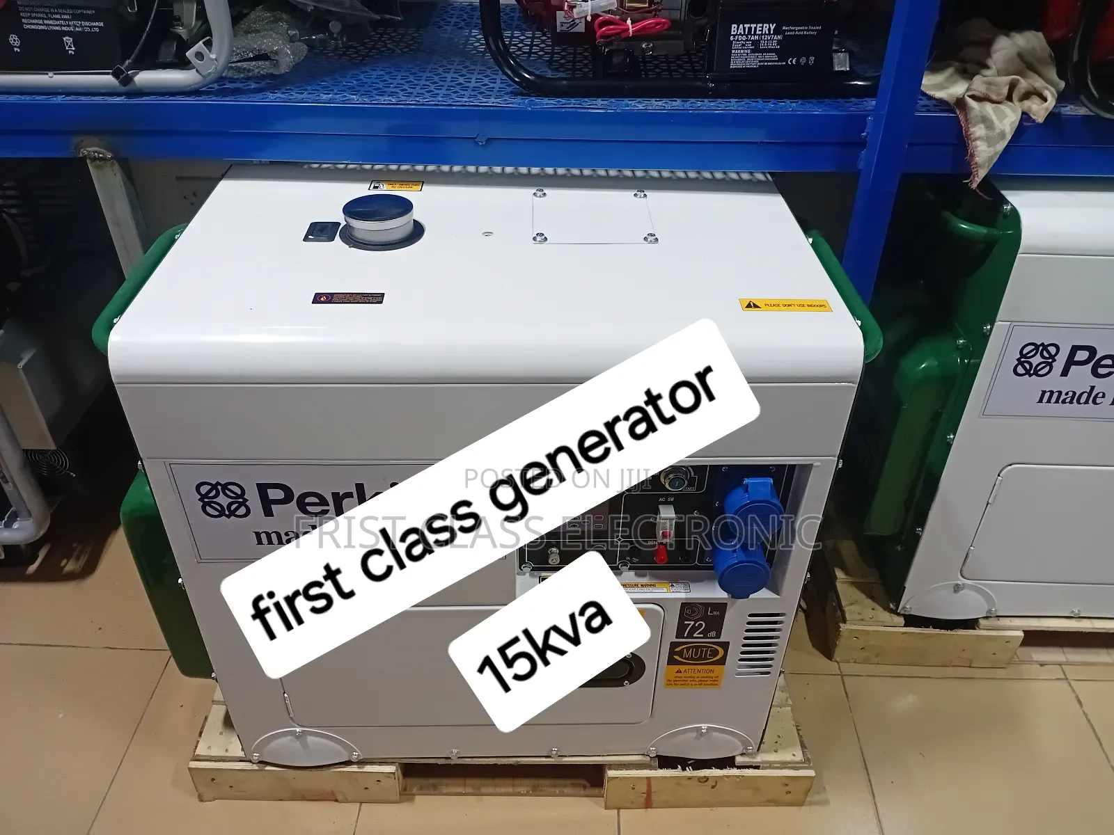15kva Silent Diesel Genset With 100% Copper Engine