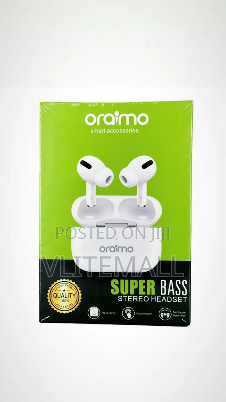 Oraimo Super Bass Stereo Headset - White