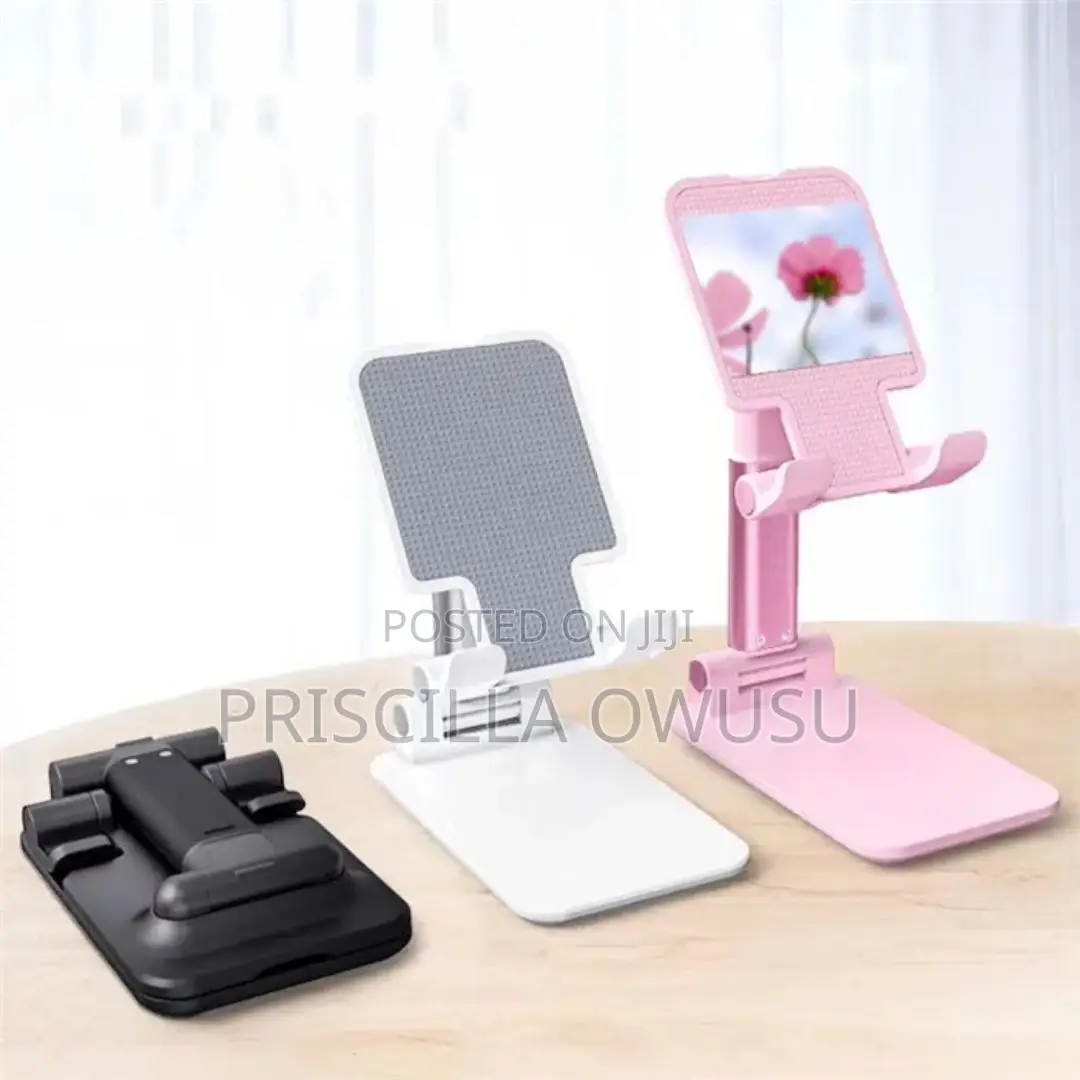 Foldable Desktop Mobile Phone / Tablet Holder Stand
