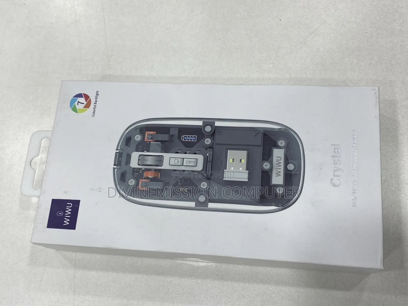 Wiwu, Crystal Magnetic Wireless  Bluetooth Mouse