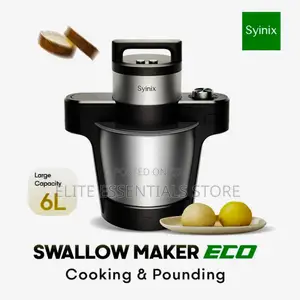 Syinix Swallow Maker Eco for Banku, Fufu, Rice Balls, Eba, Konkonte Tz