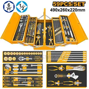 59 Pcs Tool Chest Set - Htcs15591