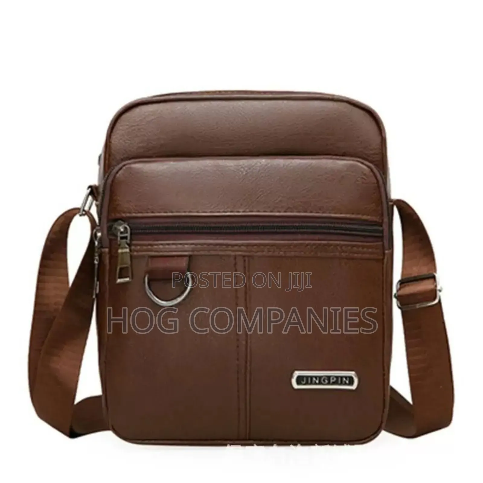 Poly Leather Sling Bag Large Capacity for Male Shoulder Bag