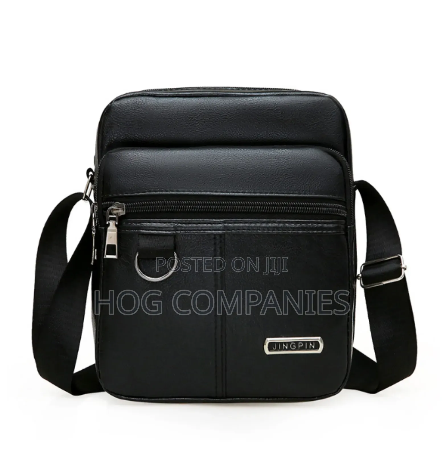 Poly Leather Sling Bag Large Capacity for Male Shoulder Bag
