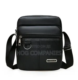 Poly Leather Sling Bag Large Capacity for Male Shoulder Bag