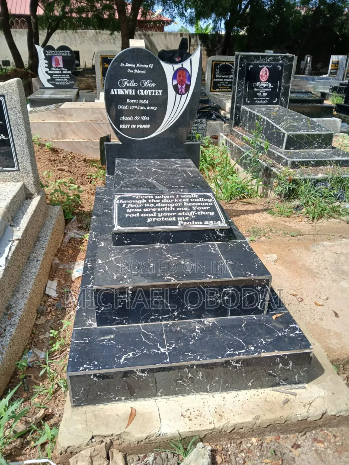 Tombstone Installation