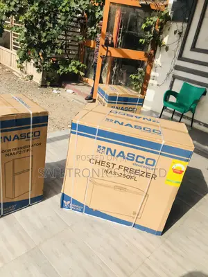 Nas-240 Singledoor Grey Nasco 200 Liters Chestfreezer