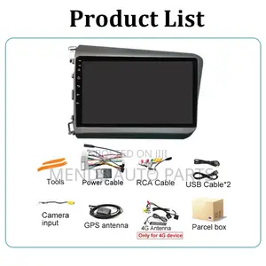 Honda Civic 2014 Android Video Car System