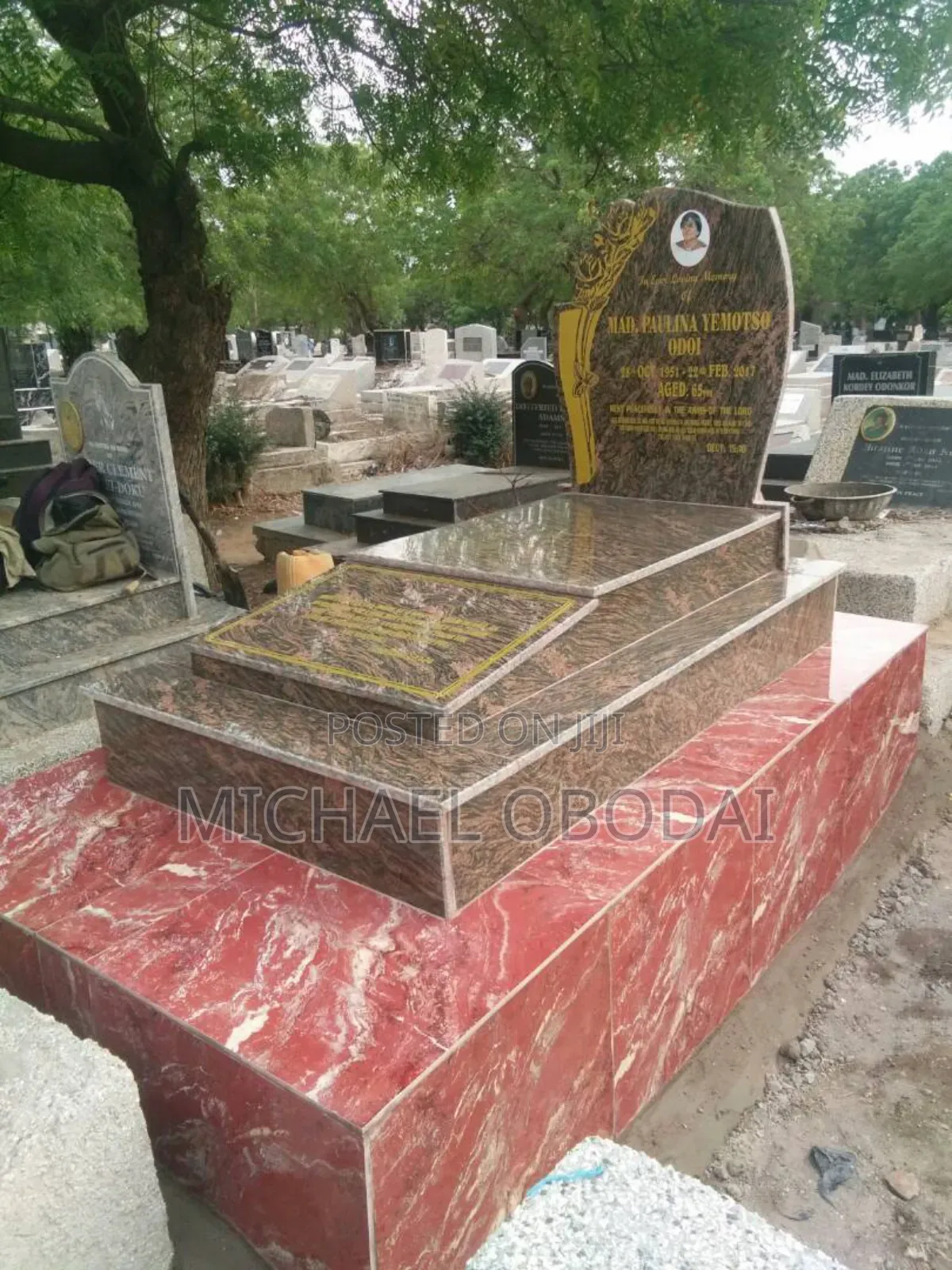 Tombstone Installation