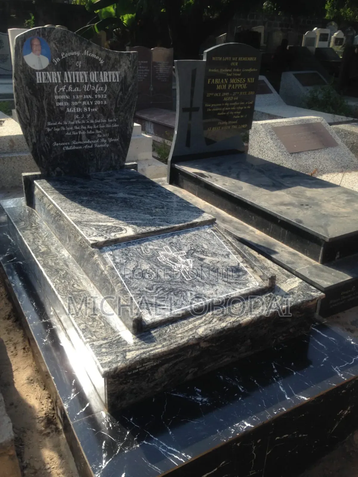 Granite Tombstone