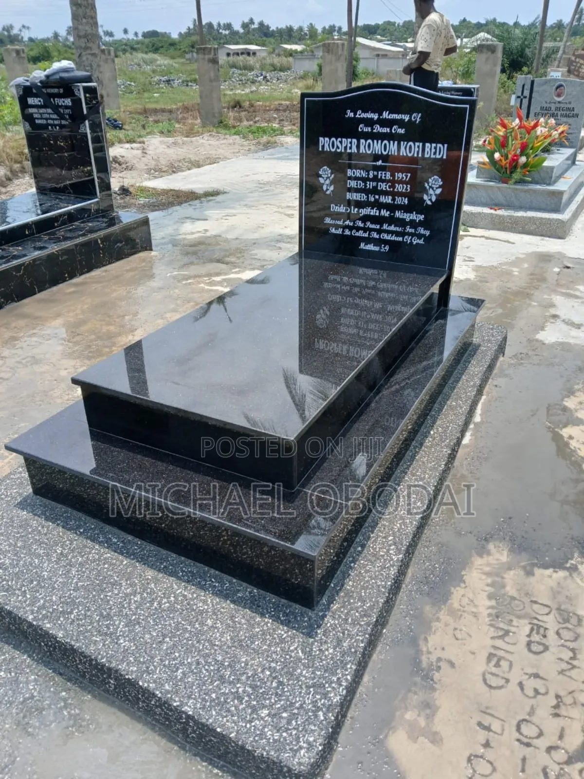 Granite Tombstone