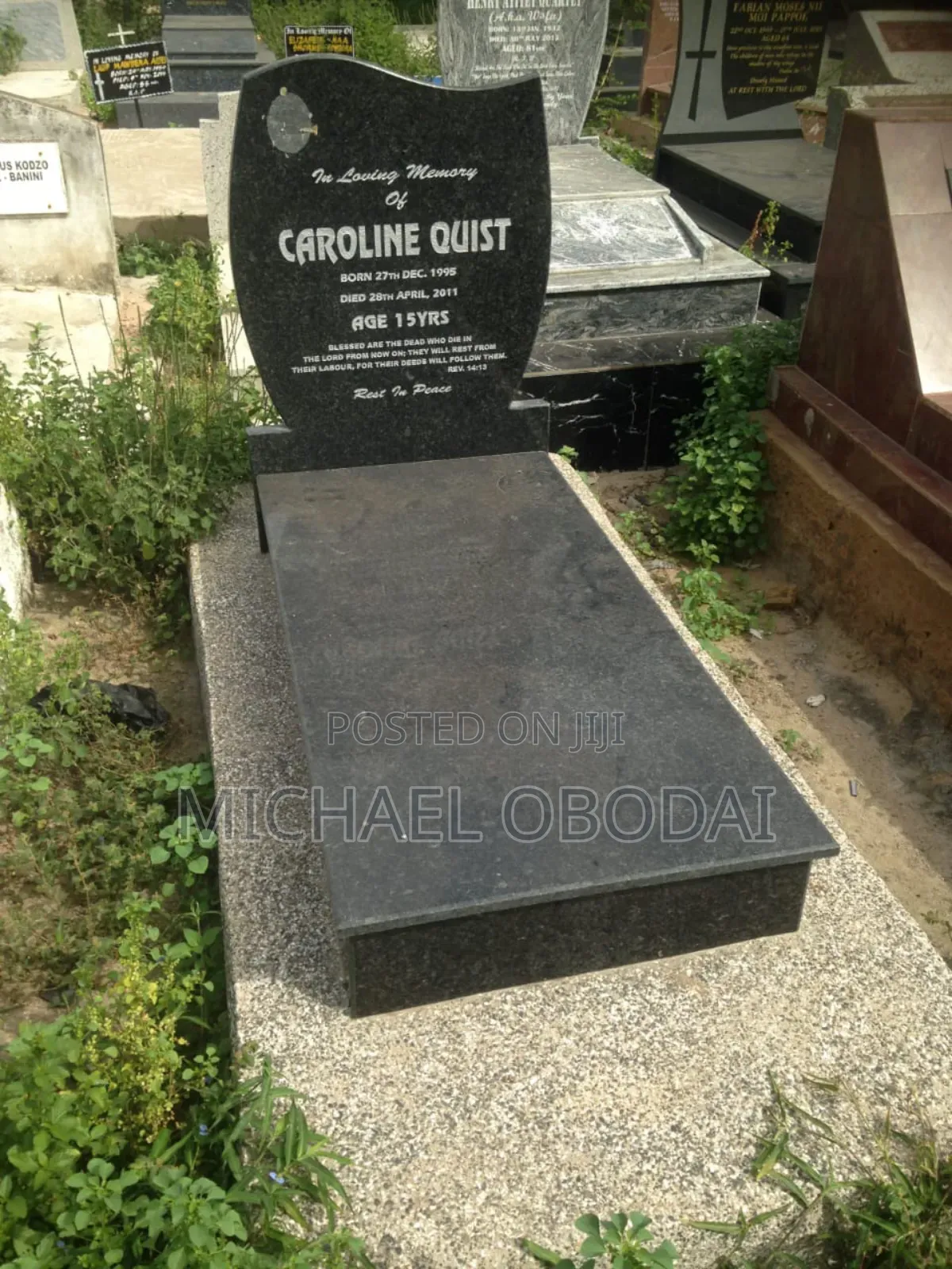 Tarazzo Tombstone