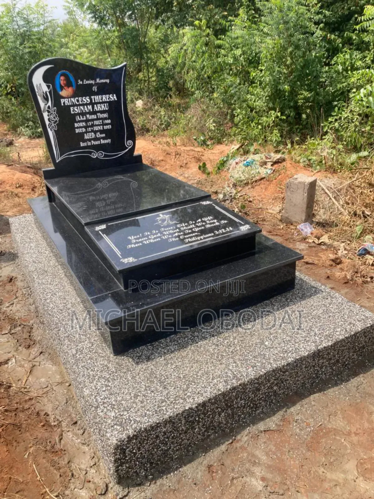 Tarazzo Tombstone