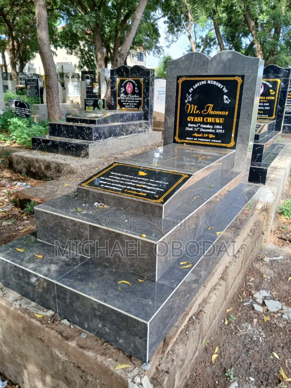 Tiles Tombstone